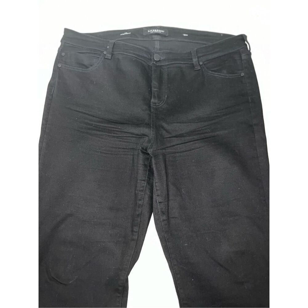 Liverpool Black Denim Jeans The Straight Women’s 18W